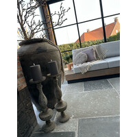 Outdoor LED kaars Mocca 10 x 15 cm