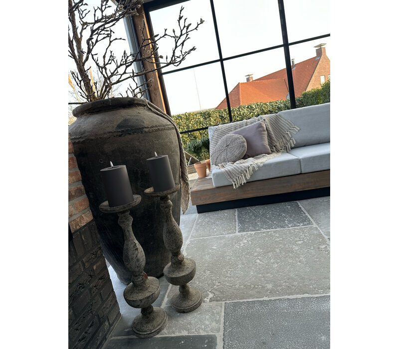 Outdoor LED kaars Mocca 10 x 15 cm