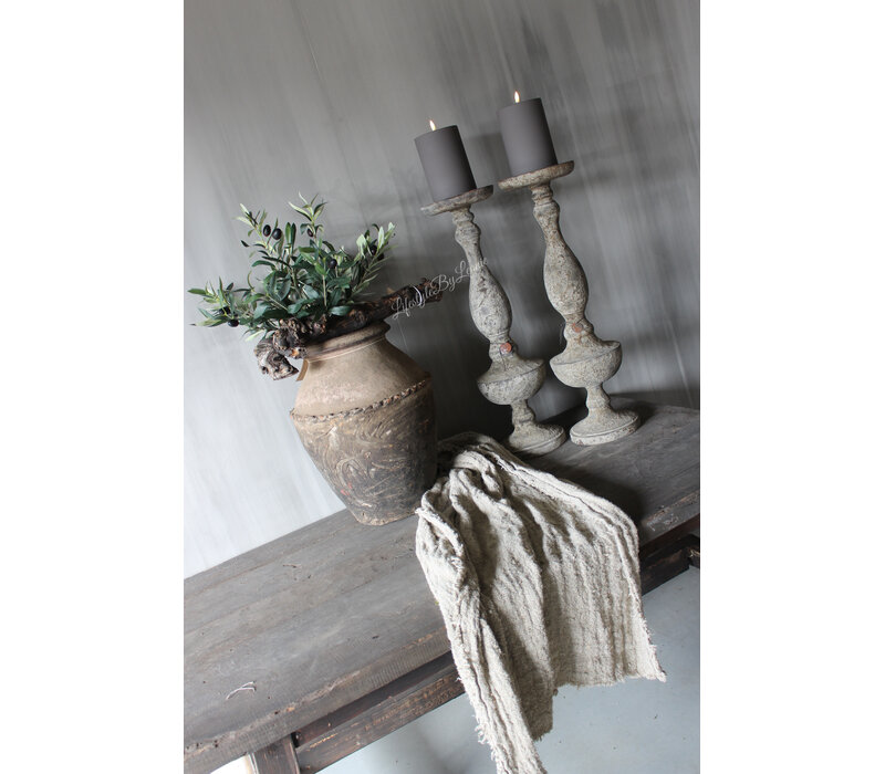 Outdoor LED kaars Mocca 10 x 15 cm