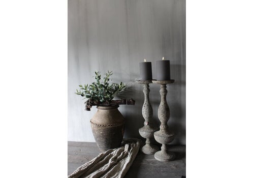 Outdoor LED kaars Mocca 10 x 15 cm