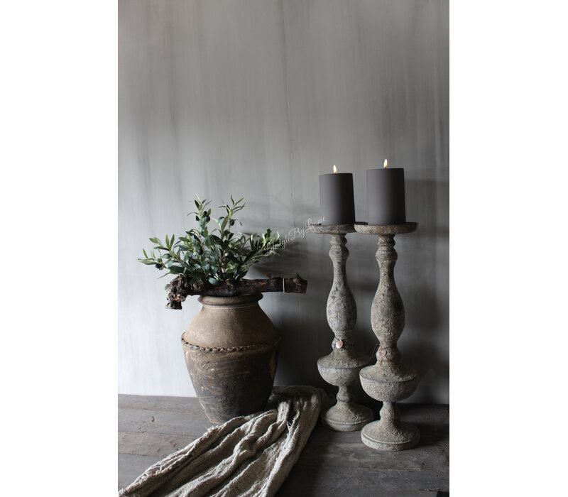 Outdoor LED kaars Mocca 10 x 15 cm