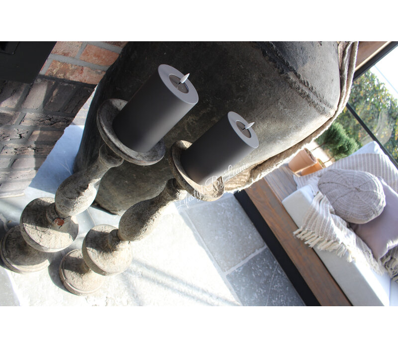 Outdoor LED kaars Mocca 10 x 15 cm