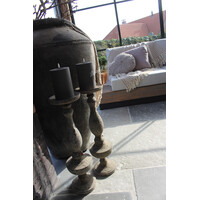 Outdoor LED kaars Mocca 10 x 15 cm