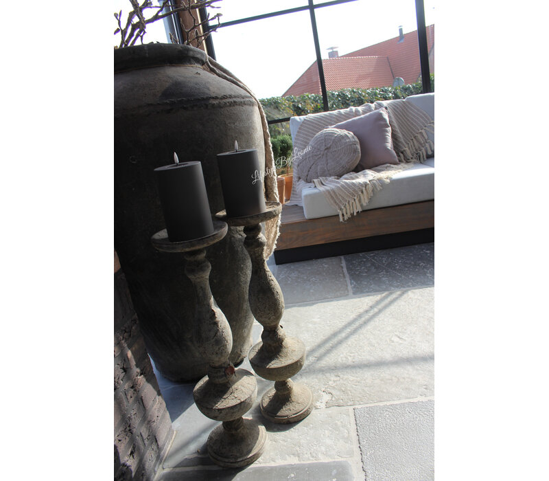 Outdoor LED kaars Mocca 10 x 15 cm