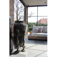 Outdoor LED kaars Mocca 10 x 15 cm