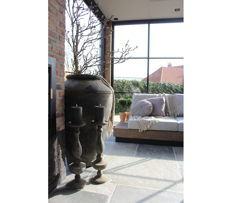 Outdoor LED kaars Mocca 10 x 15 cm