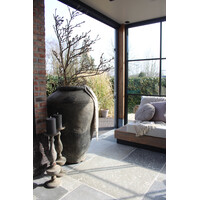 Outdoor LED kaars Mocca 10 x 15 cm