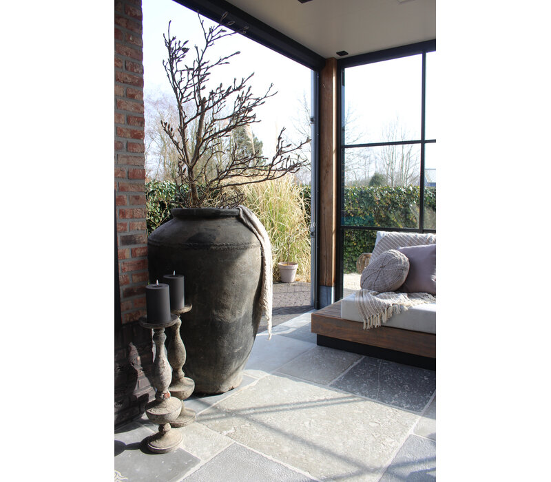 Outdoor LED kaars Mocca 10 x 15 cm