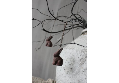 Roest konijntje 5 cm