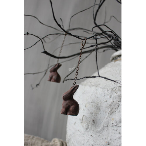 Roest konijntje 5 cm 