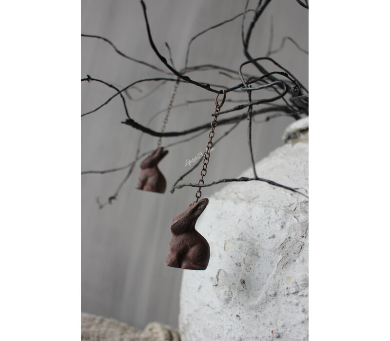 Roest konijntje 5 cm