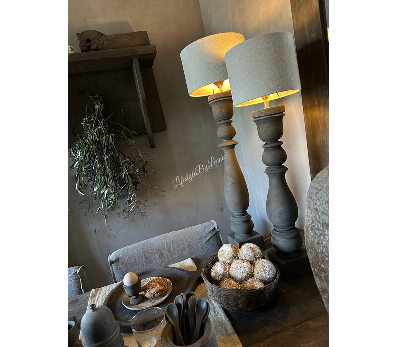 Aura Peeperkorn baluster lampvoet Fleur L