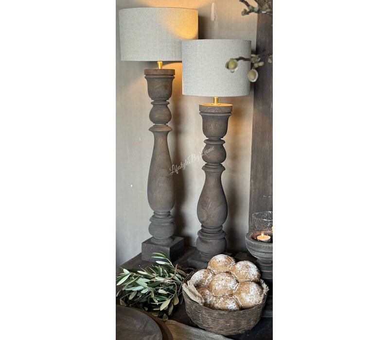 Aura Peeperkorn baluster lampvoet Fleur L