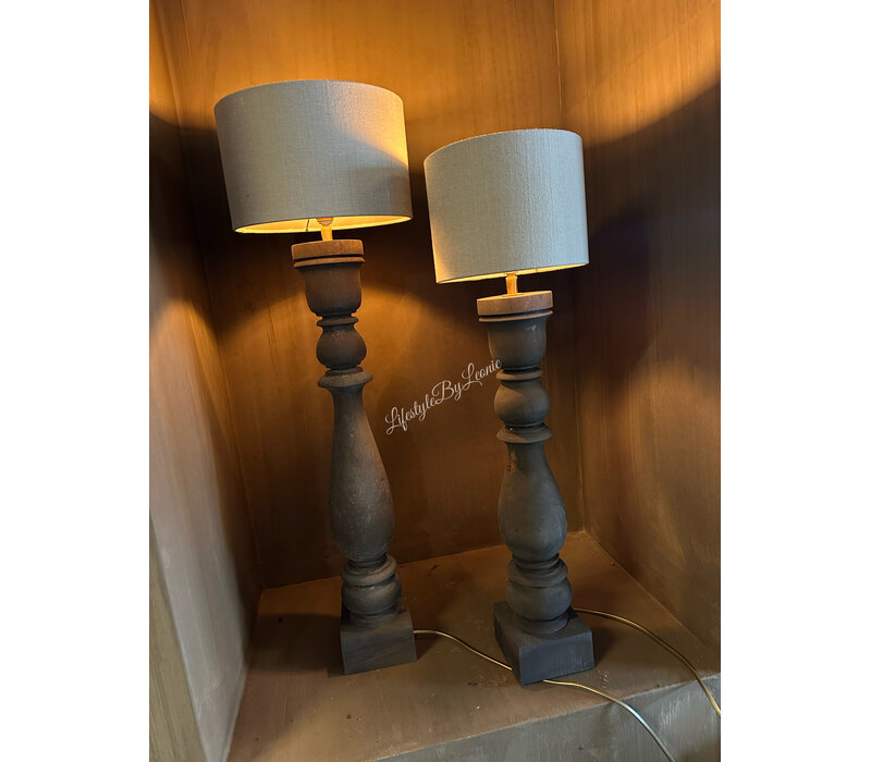 Aura Peeperkorn baluster lampvoet Fleur M