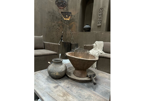 Hoffz Interior Hoffz Interior oude houten vijzel