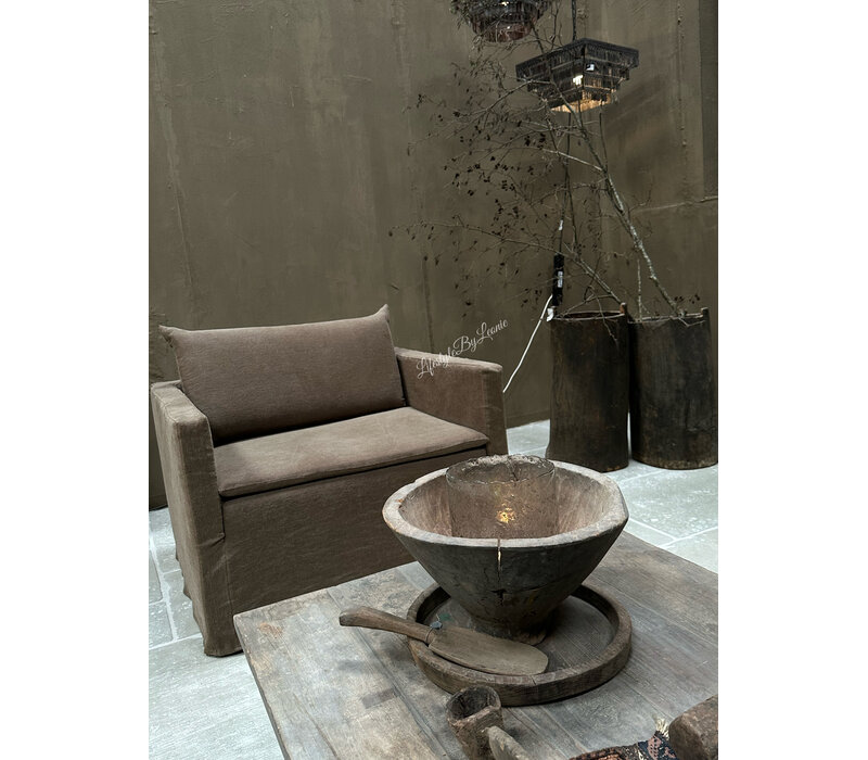 Hoffz Interior oude houten vijzel