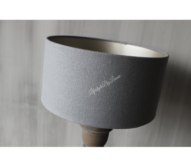 Aura Peeperkorn cilinder lampenkap Stone 30x15cm