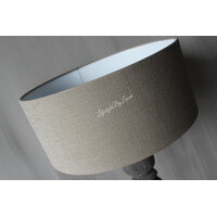 Aura Peeperkorn cilinder lampenkap Mud 35x15cm