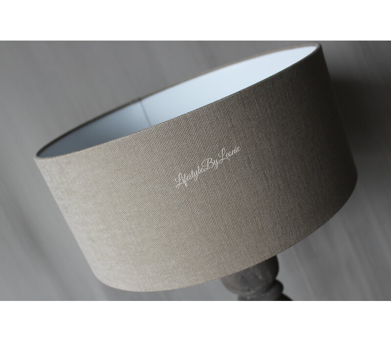 Aura Peeperkorn cilinder lampenkap Mud 35x15cm