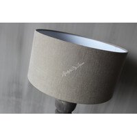 Aura Peeperkorn cilinder lampenkap Mud 30x15cm