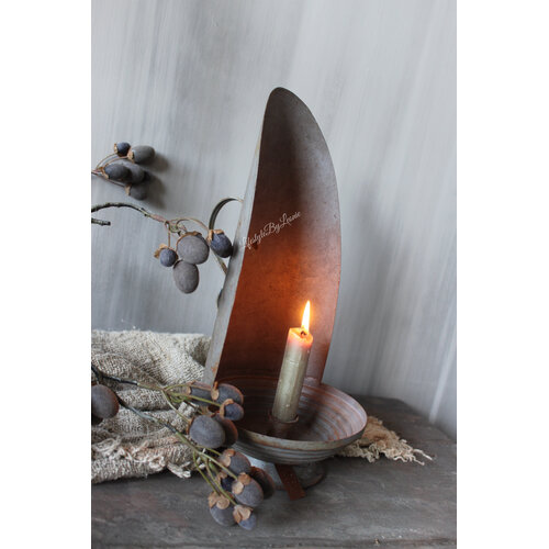 Hoffz Interior zinken kandelaar dinerkaars M 