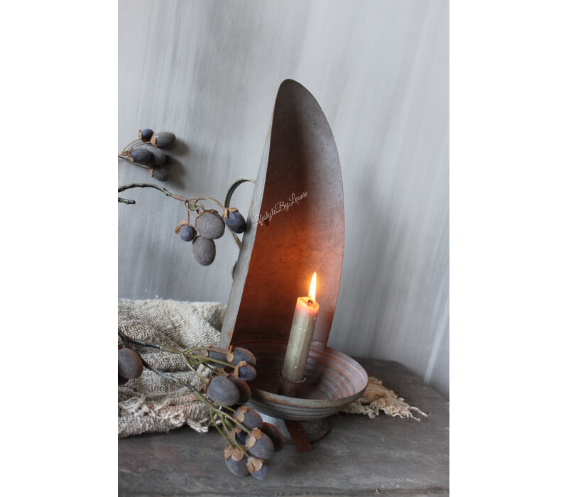 Hoffz Interior zinken Dinerkaars kandelaar M