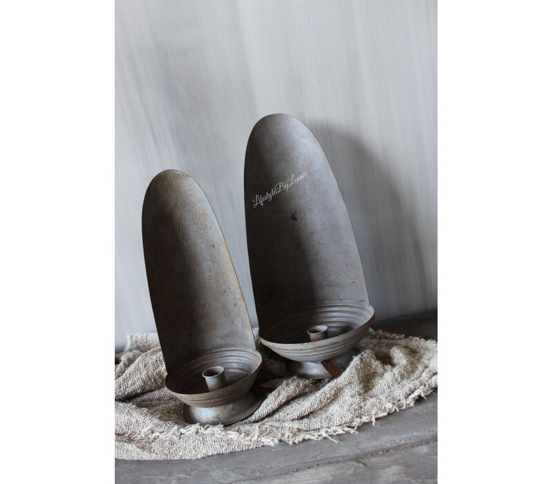 Hoffz Interior zinken Dinerkaars kandelaar M