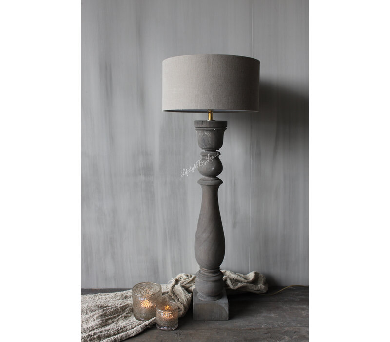 Aura Peeperkorn baluster lampvoet Fleur 76cm