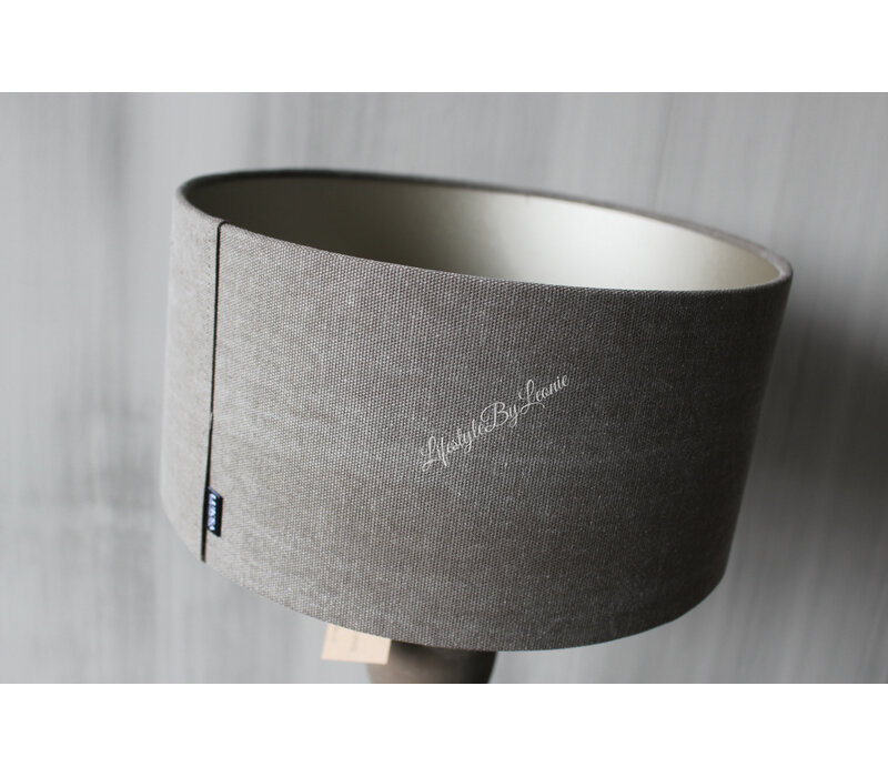 Cilinder lampenkap Luk taupe 30 x 15cm