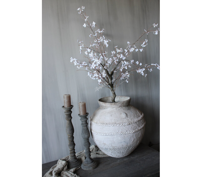 Kunstplant Pyrus wit in pot 110 cm