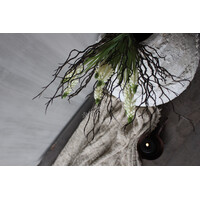 Namaak toef witte Druifjes en berken takjes 40 cm