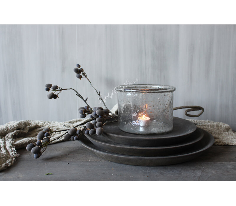 Aura Peeperkorn windlicht bubbels 14 x 17 x 17 cm