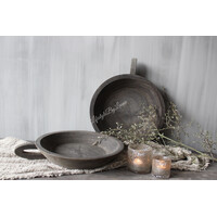 DUTZ cilinder windlicht met bubbels 10 cm