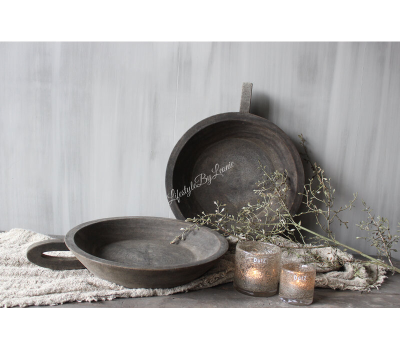 DUTZ cilinder windlicht met bubbels 10 cm