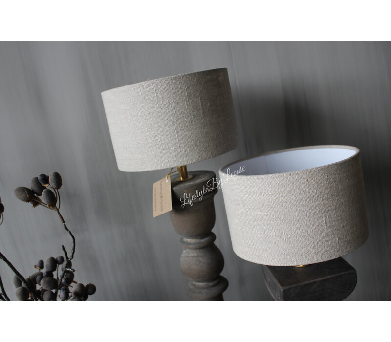 Aura Peeperkorn cilinder lampenkap Linnen 20cm