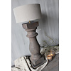 LUKSA Baluster Lampvoet Antique Brown Ruby