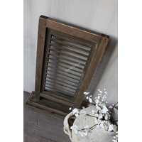 Houten enkele Shutter Brown 70x45cm