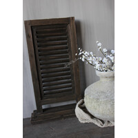 Houten enkele Shutter Brown 70x45cm