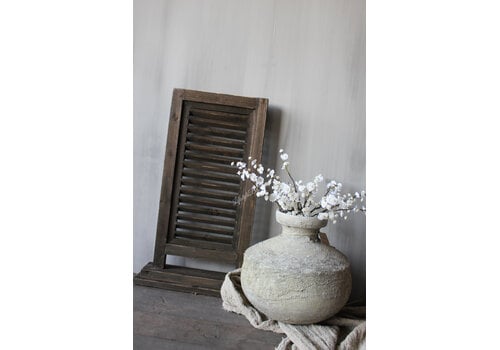 Houten enkele Shutter Brown 70x45cm