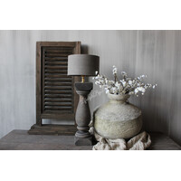 Houten enkele Shutter Brown 70x45cm