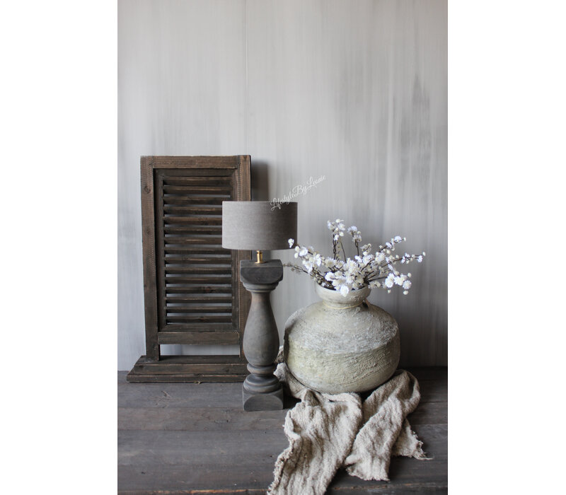 Houten enkele Shutter brown 70 x 45 cm