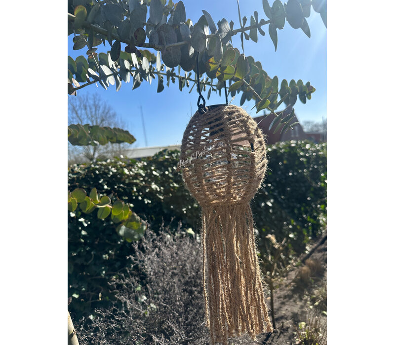 Solar lamp Ibiza naturel 15 cm