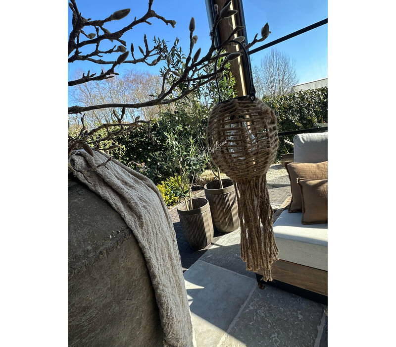 Solar lamp Ibiza naturel 15cm