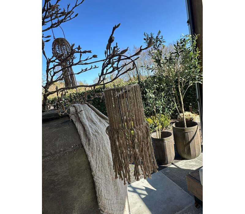 Solar lamp Ibiza naturel 15 cm