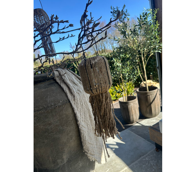 Solar lamp Ibiza naturel 15cm