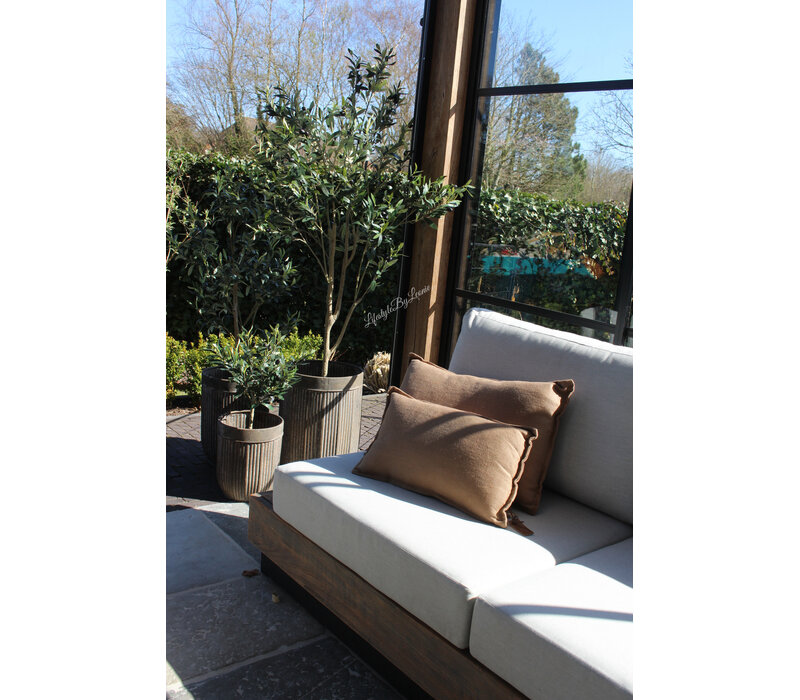 Roestige planten bak metaal Bart