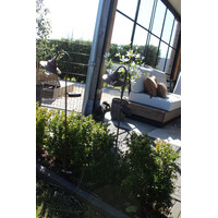 Solar tuinprikker / booglamp roest 90 cm