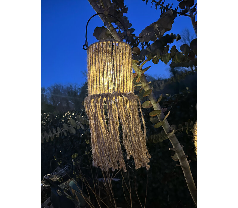 Solar lamp Ibiza naturel 15 cm