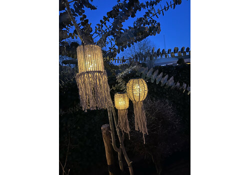 Solar lamp Ibiza naturel 15cm