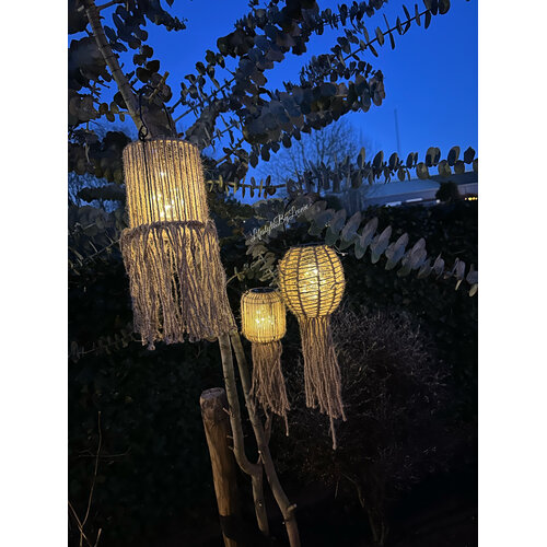 Solar lamp Ibiza naturel 15 cm 